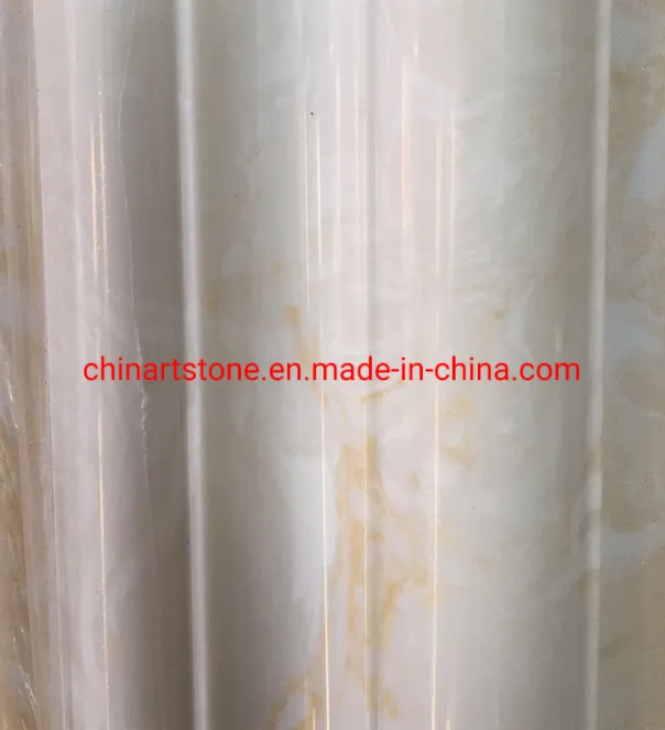 Finiture in marmo artificiale Onxy per la decorazione di porte e finestre